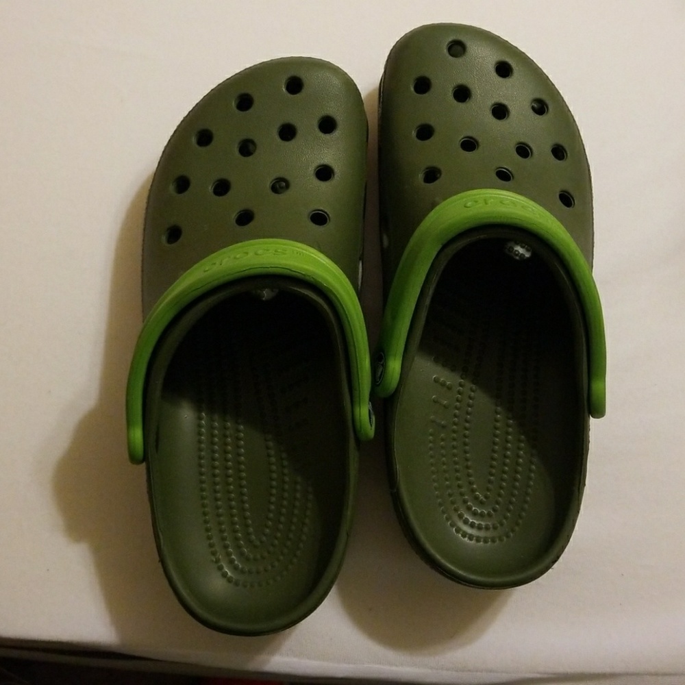 Green Crocs